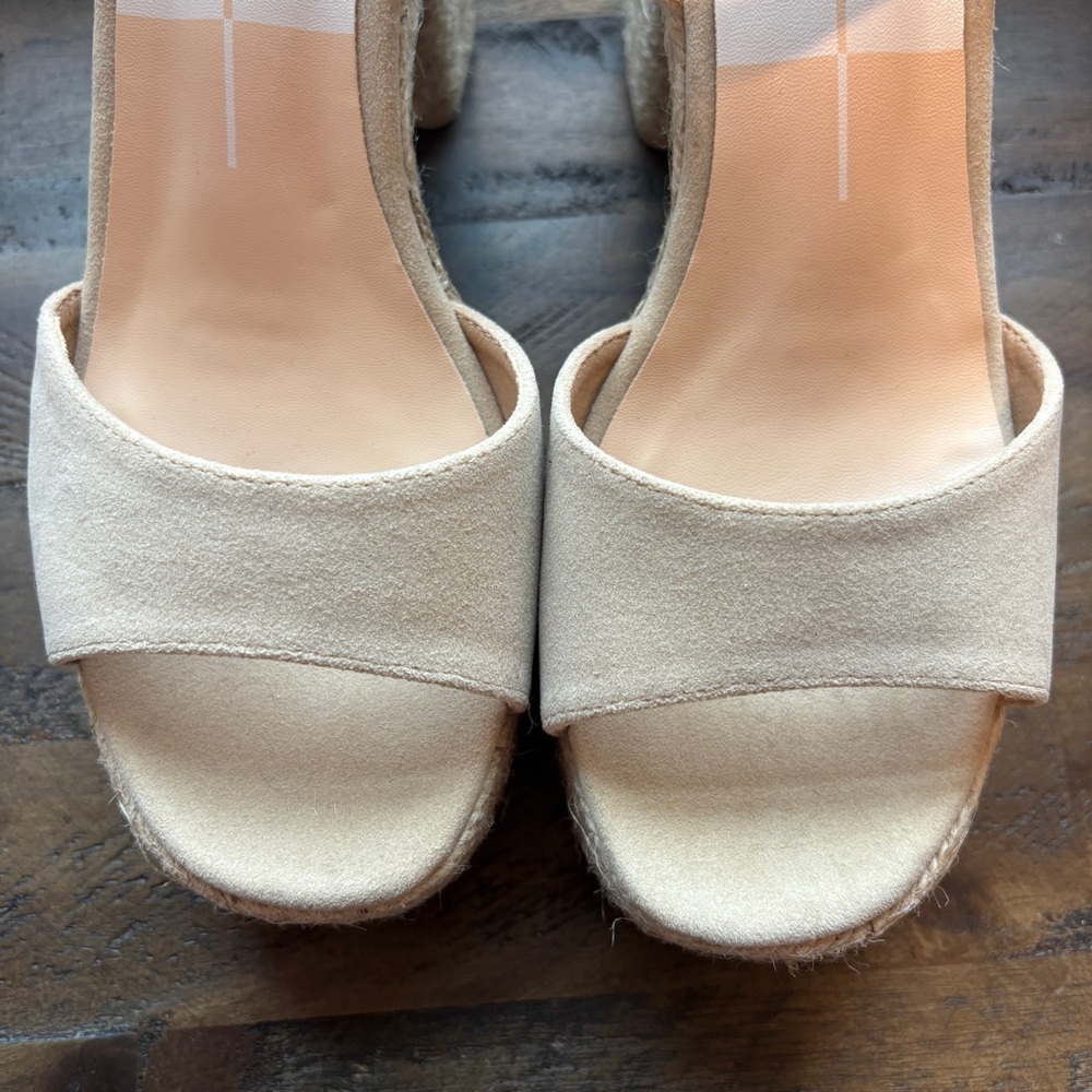Miracle Miles Jana Espadrille Platform Sandals Womens 9 Boho Vacation Shoes NWOT - Picture 7 of 14